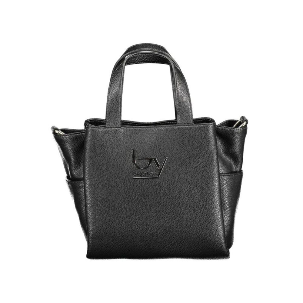 BYBLOS BY12667 Black Handbag Tote Women Black Handbags